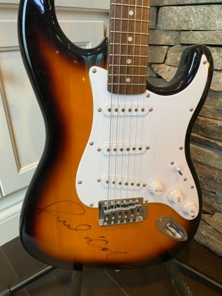 Paul Mccartney Autographed Sunburst Fender Electric Guitar -