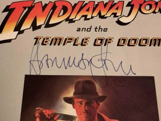 Harrison Ford Vintage Signed Autograph Indiana Jones Temple Doom Program Jsa