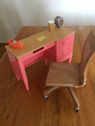 OUR GENERATION 18” DOLL AWESOME ACADEMY TEACHER’S DESK,  CHAIR W/ ACCESSORIES 2