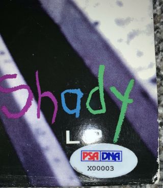 Eminem Signed Autograph Slim Shady LP SSLP Vinyl Old PSA Steve Grad Signed 3