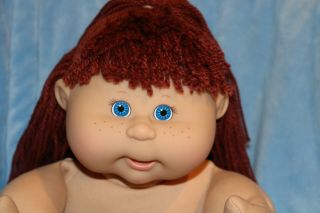 Cabbage Patch Kids Play Along Pa - 1 Auburn/blue Freckled Girl 16in Cute