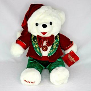 Snowflake Teddy 2006 Christmas Plush Bear Dandee Collectors Choice W/tag