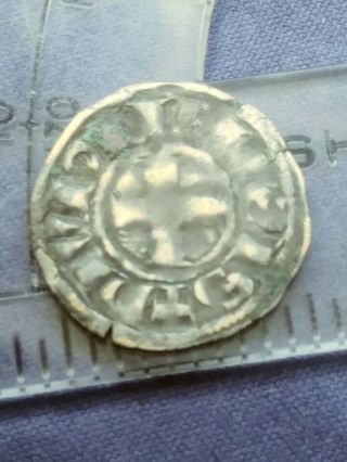 Medieval Silver Coin 1000 - 1300 Ad Crusader Templar Cross