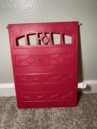 2015 Barbie Dream House Replacement Parts Dh2 - Pink Garage Door With Key Lever
