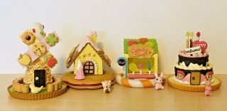 Re - Ment Candy House 1,  3,  4,  And 6 - Store Displayed -
