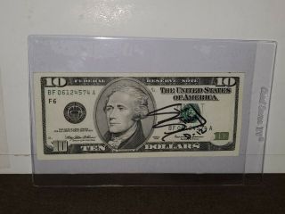 Eminem Autographed Slim Shady D - 12 Hand Signed With Sharpe 8/15/2000 Tacoma Wa