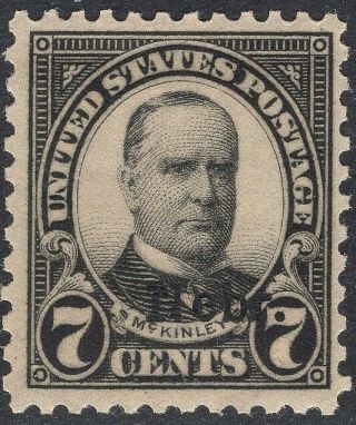 676 Vf Mnh Og - 7c William Mckinley - Nebraska Overprint - Stamp (rem 676 - 2)