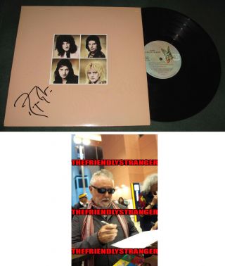 Roger Taylor Signed Queen " A Day At The Races " Vinyl Album Sleeve - Proof -