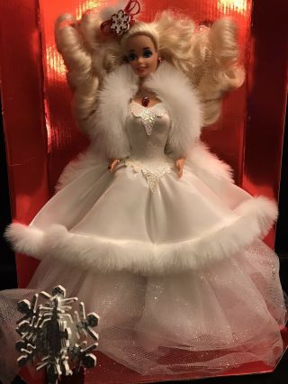 Barbie Happy Holidays 1989 Mattel Special Edition No Box Never On Cardboard
