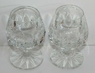 Villeroy & Boch Crystal Brandy / Wine Glass Set Of 2 Arebelle Pattern