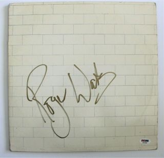 Roger Waters Pink Floyd The Wall Signed Album W/psa Dna S53584