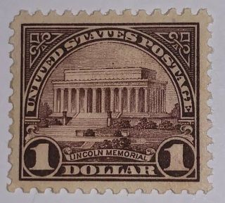 Travelstamps: 1923 Us Stamps Scott 571,  Lincoln Memorial,  Og,  Hinged