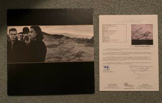 Bono U2 Signed “the Joshua Tree” Album Vinyl Lp W/ Jsa Letter Loa