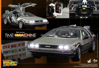 Hot Toys 1/6 Back To The Future Delorean Christopher Lloyd
