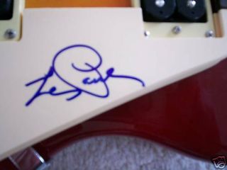 Les Paul Signed Guitar Les Paul Sunburst Standard Proof Autographed