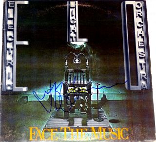 Electric Light Orchestra Elo Jeff Lynne Hand Signed Autographed Album Proof,
