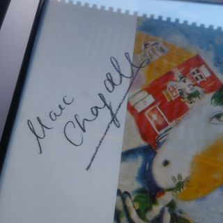 Record Album Signed By Marc Chagall And Isaac Stern 5