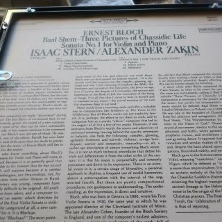 Record Album Signed By Marc Chagall And Isaac Stern 6