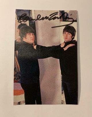 Paul Mccartney - Autographed/signed Small Photo - Beatles