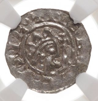 Netherlands,  Friesland - Bolsward.  Bruno Iii,  1038 - 57,  Silver Denar,  Ngc Ms63