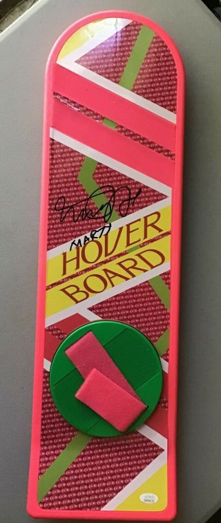 Michael J.  Fox Signed Back To The Future 2 Hoverboard Marty Inscription Jsa
