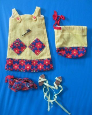 1968 Mattel Francie Rare Cool It/summer Coolers Outfit Htf