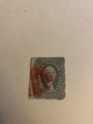 Us Stamp - Scott 37 Rt Cnr Flt