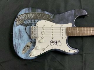 Jon Bon Jovi Autograph Signed Guitar Fender Beckett Stratocaster 5