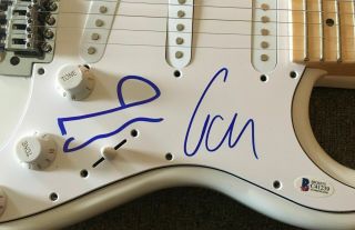 Noel & Liam Gallagher Signed Autograph Oasis Full Size Electric Guitar Beckett