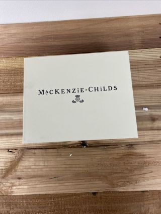 Mackenzie Childs Salt And Pepper Shaker Black & White