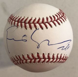 Francis Ford Coppola Signed Autographed Baseball Godfather The Outsiders Psa/dna
