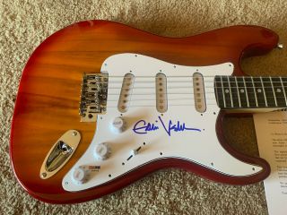 Eddie Vedder Pearl Jam Signed Autographed Electric Guitar Psa Certified