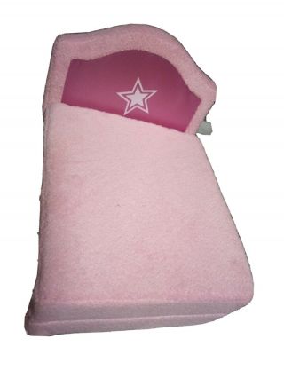 American Girl Pink Flip Lounge Chair Bed Foam Hotel Package
