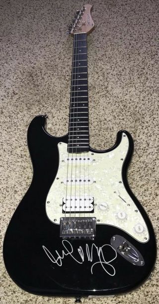Mike Mccready Signed Electric Guitar Pearl Jam Guitarist Exact Proof