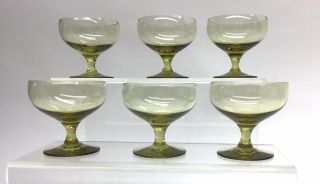 Set Of 6 Russel Wright Morgantown Cocktail Glasses
