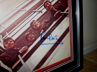 Paul McCartney The Beatles Signed Autographed Framed LP Caiazzo & JSA Certified 4