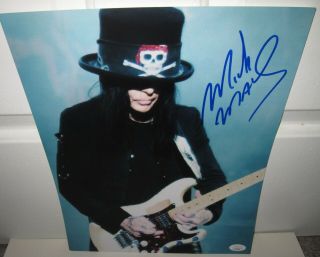 Mick Mars Signed Motley Crue Photo 11x14 The Dirt Rock Autograph Proof Jsa Cert