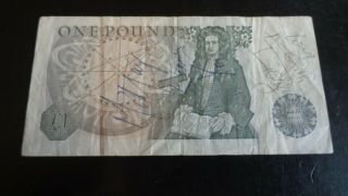The Rolling Stones Autograph Mick Jagger & Keith Richards Signed Uk £1 Note