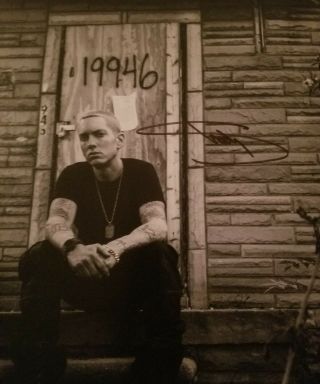Eminem Slim Shady Hand Signed Autograph Lithograph Poster MMLP2 2013 287/500 3