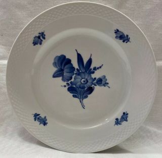 Royal Copenhagen Blue Flower 10” Dinner Plate - Weave Boarder - 8097