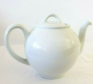 Gorgeous Vintage Pillivuyt France Depuis 1818 Porcelain Teapot White