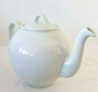 Gorgeous Vintage Pillivuyt France Depuis 1818 Porcelain Teapot White 2