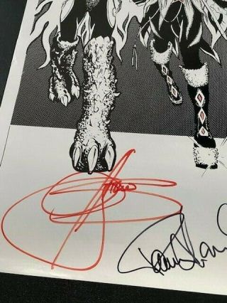 1979 The Return of KISS Full Band Autographed poster Gene Simmons Autographed 5