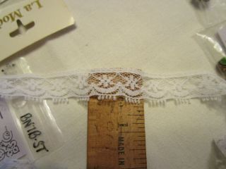 Vintage Cissy Others Small Buttons & Lace Trim 4 Dress Making Antique Dolls Too 2