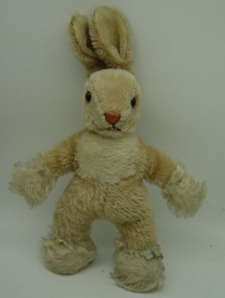 Lovely Vintage 50s Steiff Mohair Sassy Baby Rabbit Bunny