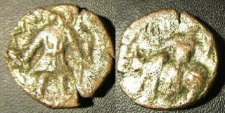 India Kushan Empire Vasishka 247 - 65 Ce Debased Gold Stater