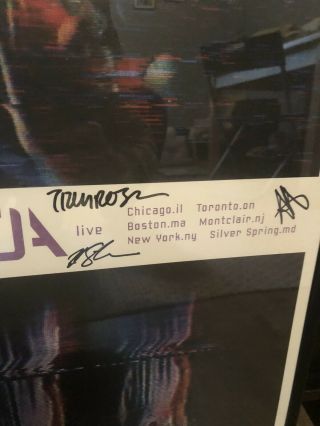 How To Destroy Angels Poster Signed By Entire Band 3