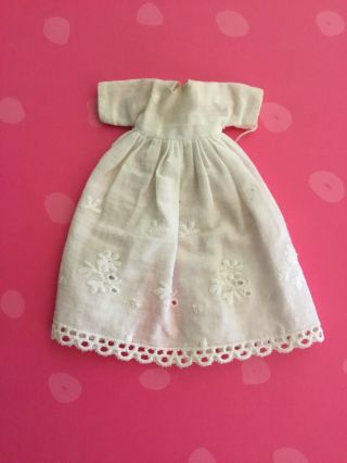 Vintage Barbie Babysits Christening Gown,  Very Hard To Find