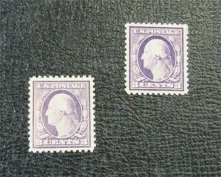Nystamps Us Stamp 501,  502 Og H $23 Washington J8x1872