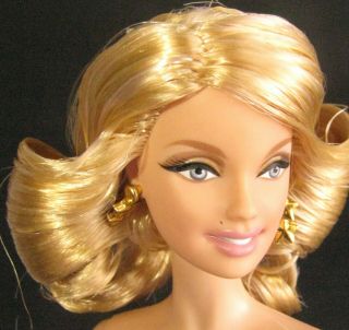 Nude Barbie Doll Statue Of Liberty Blond Blue Eyes Model Muse For Ooak